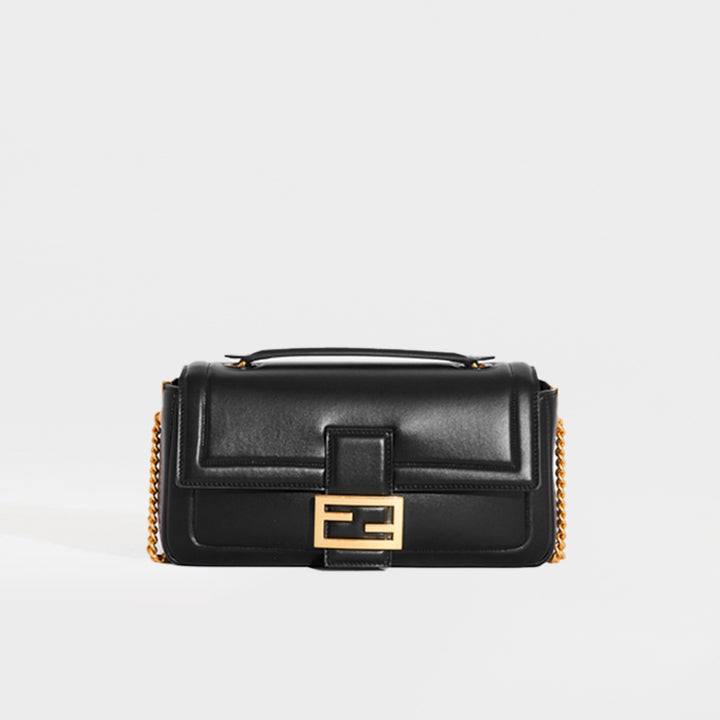 Fendi shoulder bag black on sale