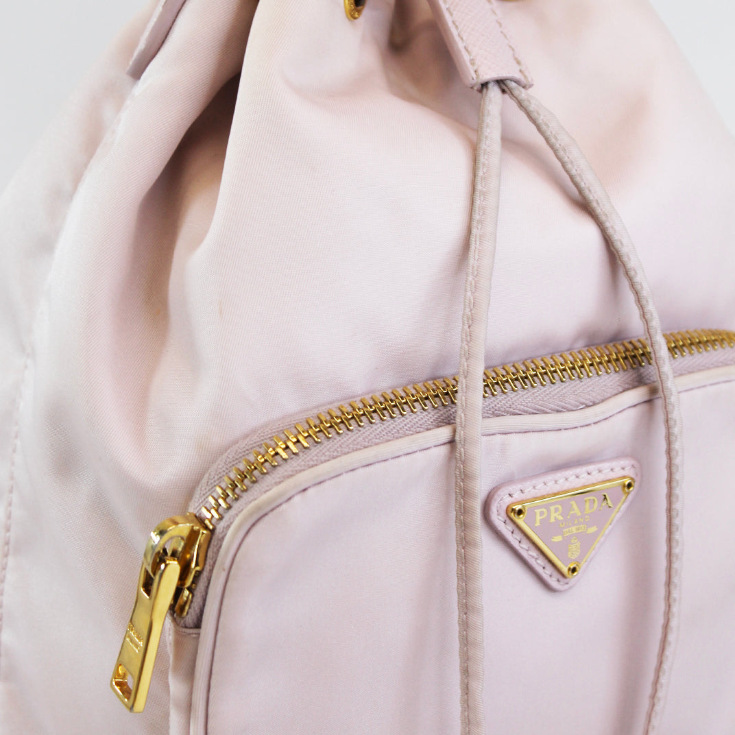 PINK PRADA NYLON BACKPACK – OC Luxury Bags