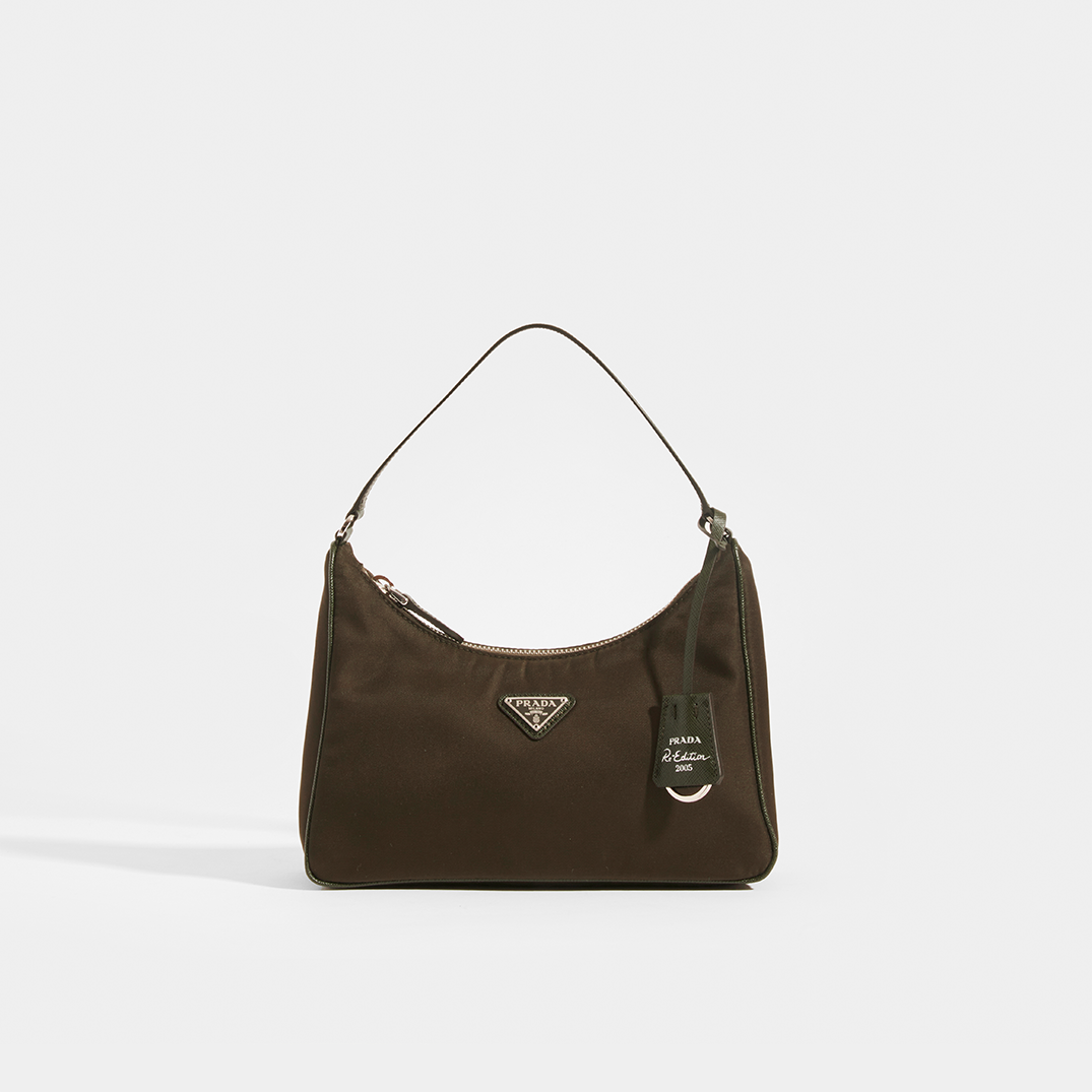 PRADA Hobo Bag in Camo Green COCOON