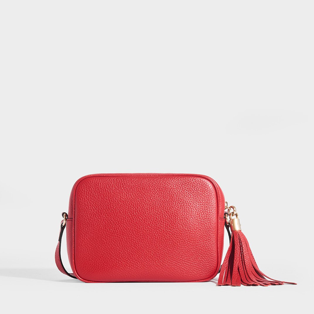 Soho small leather disco bag red new arrivals