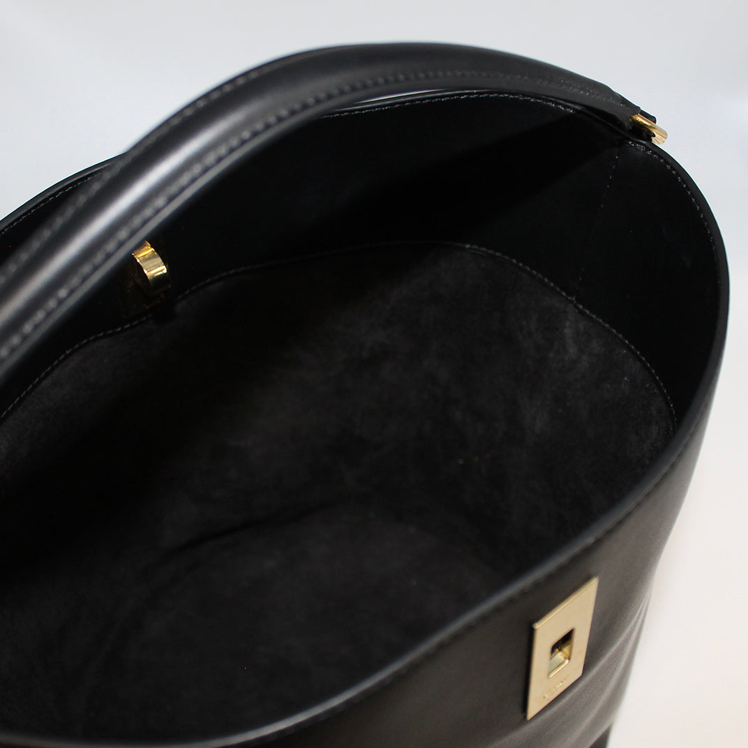 Celine Bucket 16 Bag Supple Grained Calfskin Black