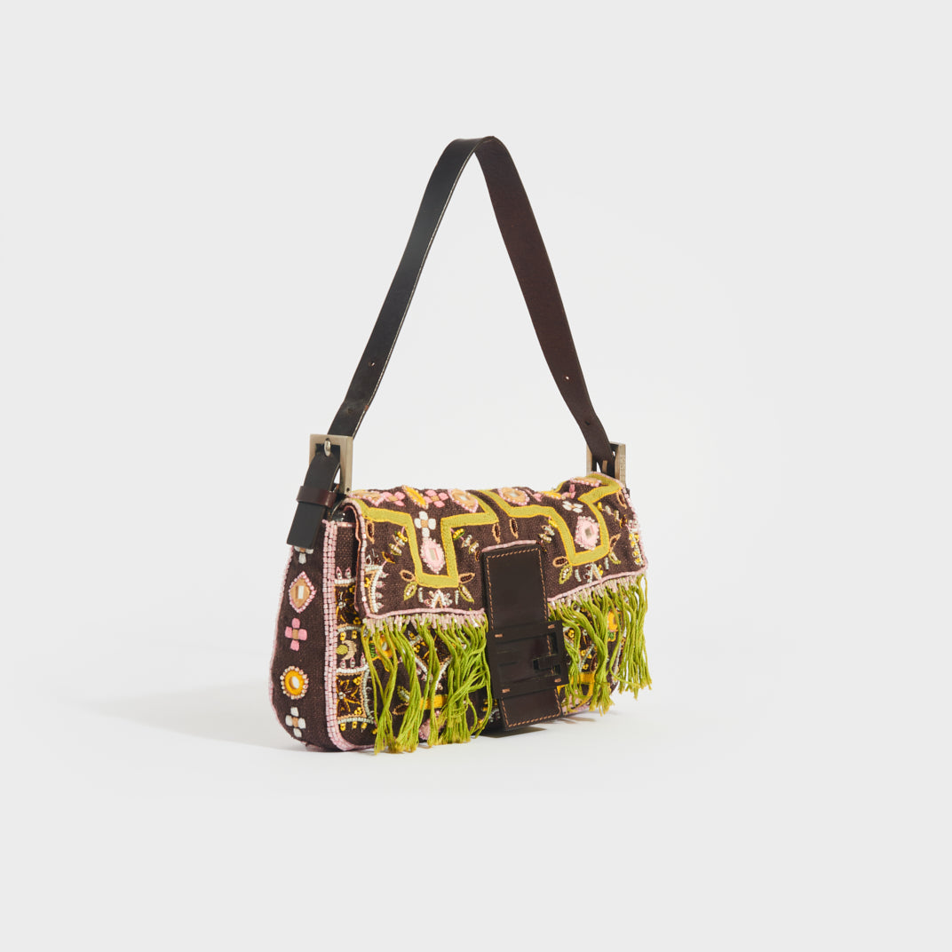FENDI Mirco Mamma Baguette Pouch Nylon Hand Bag - AWL1648 – LuxuryPromise