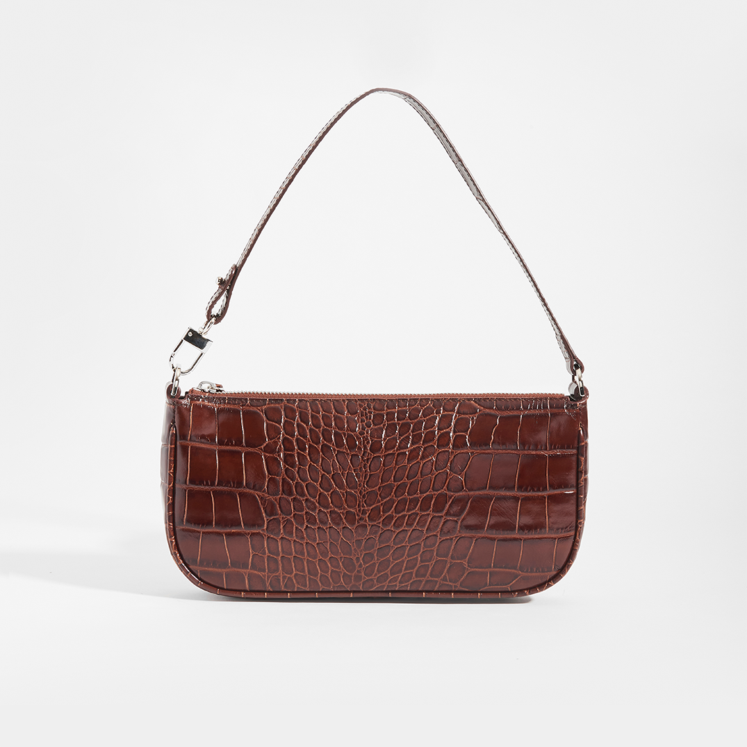 Rachel Acid Green Circular Croco Embossed Leather - BY FAR