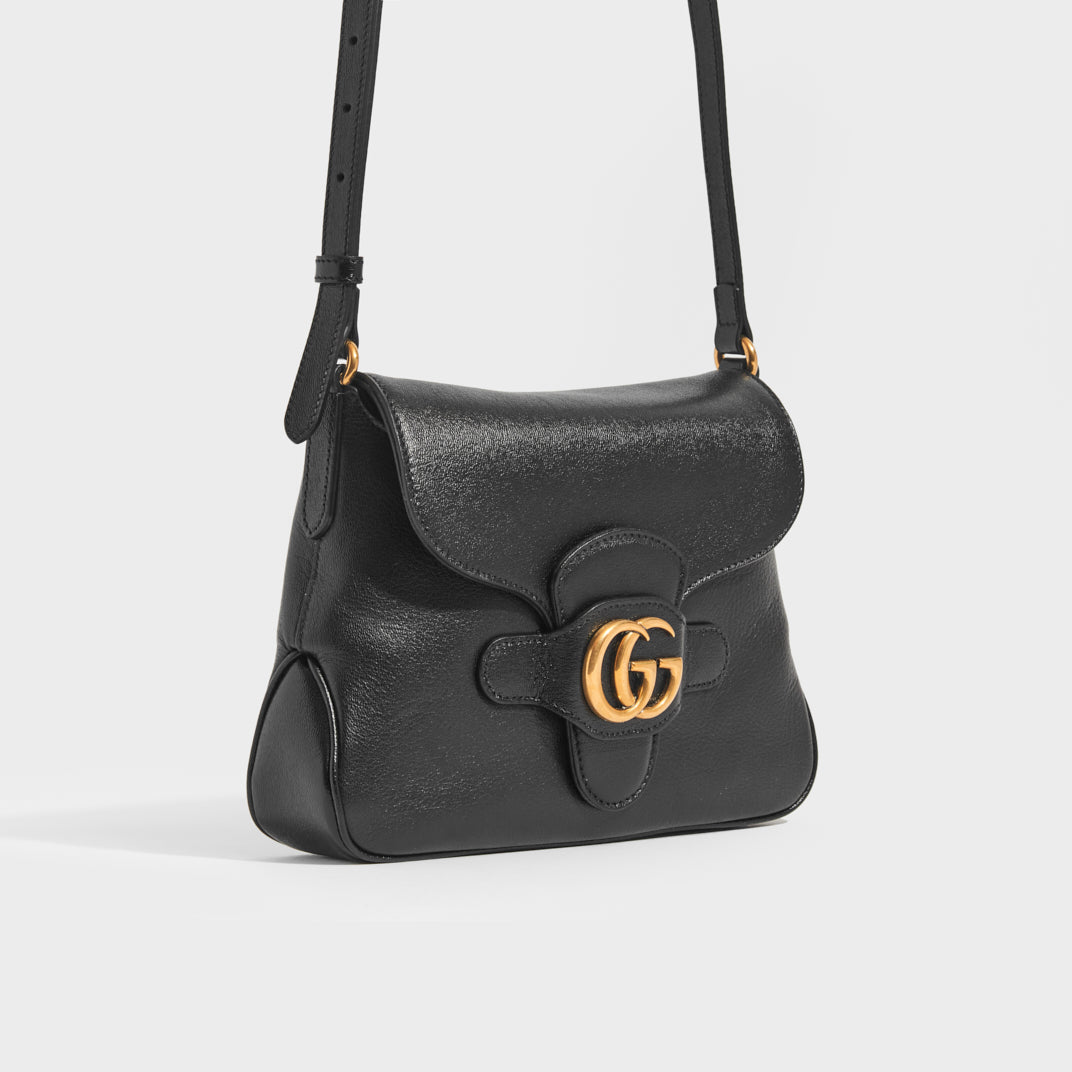 Gucci GG Signature Crossbody Bag - Black Crossbody Bags, Handbags -  GUC1310100