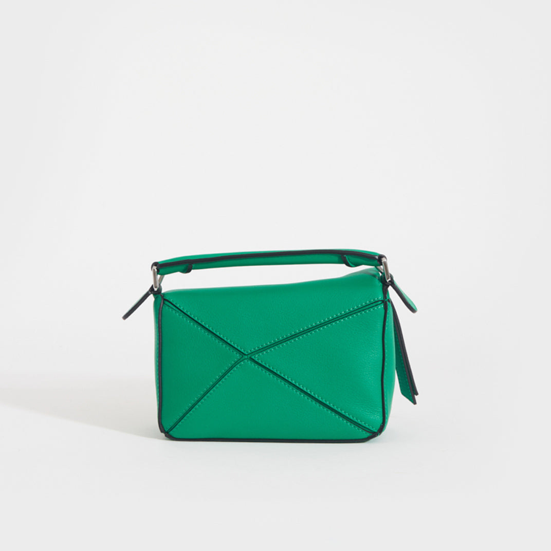 Loewe Puzzle Nano Bag in Apple Green