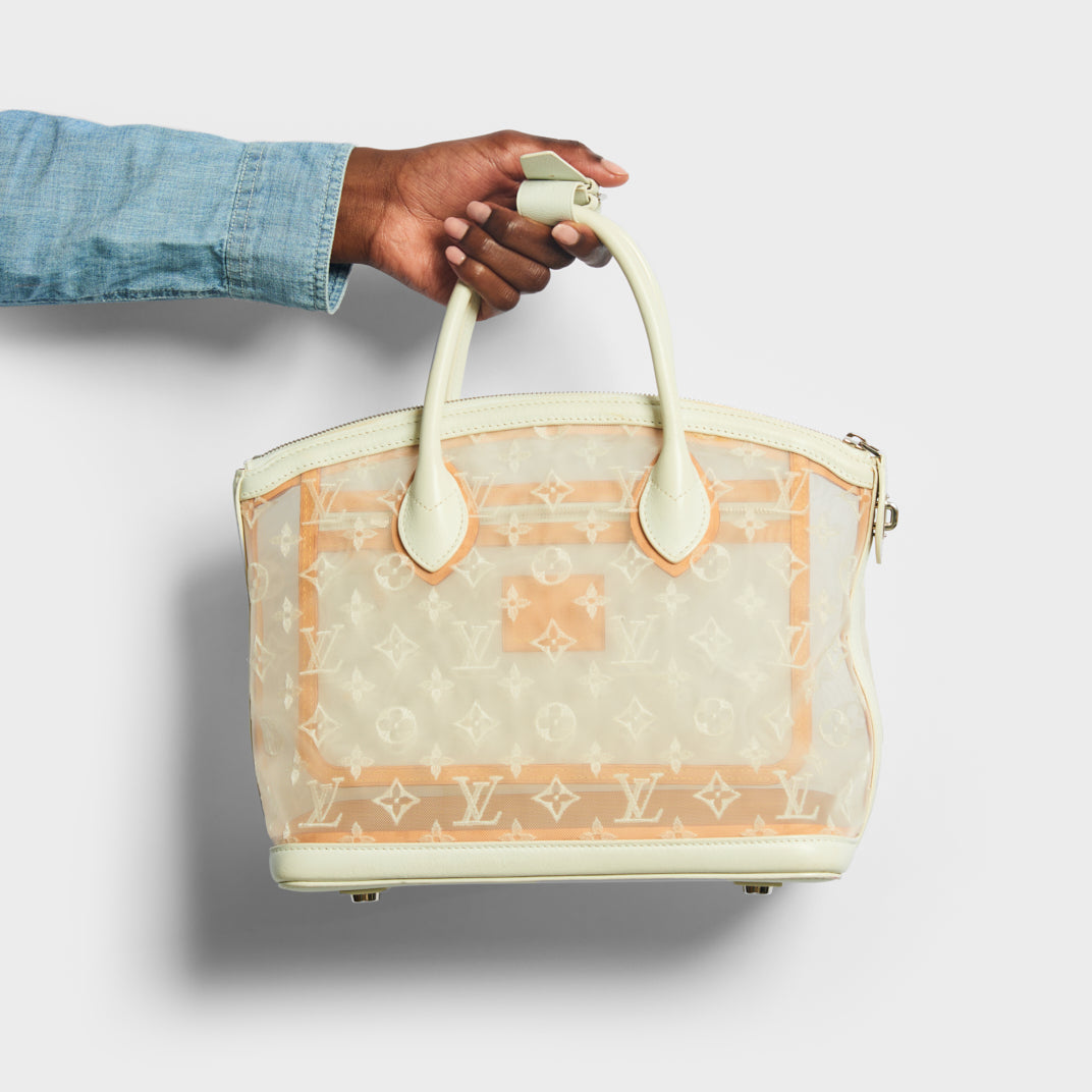 Louis Vuitton Limited Edition Monogram Transparence Lockit Bag 2012 For  Sale at 1stDibs