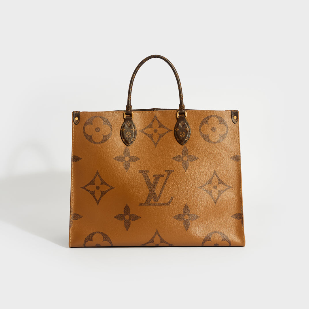 Louis Vuitton beauty products 2Way Leather Tote Bag On-The-Go GM