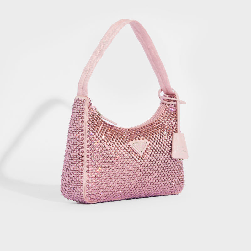 Re-edition 2000 handbag Prada Pink in Synthetic - 34355048