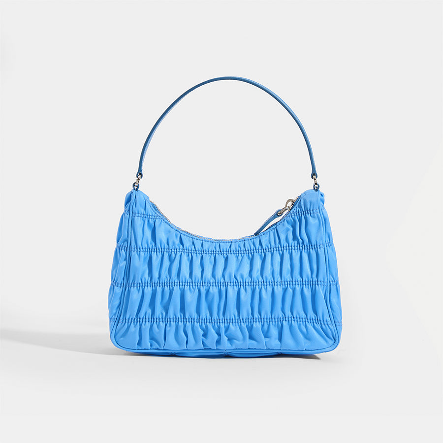 Prada, Bags, Prada Shoulder Bag Nylon Light Blue Auth 3755