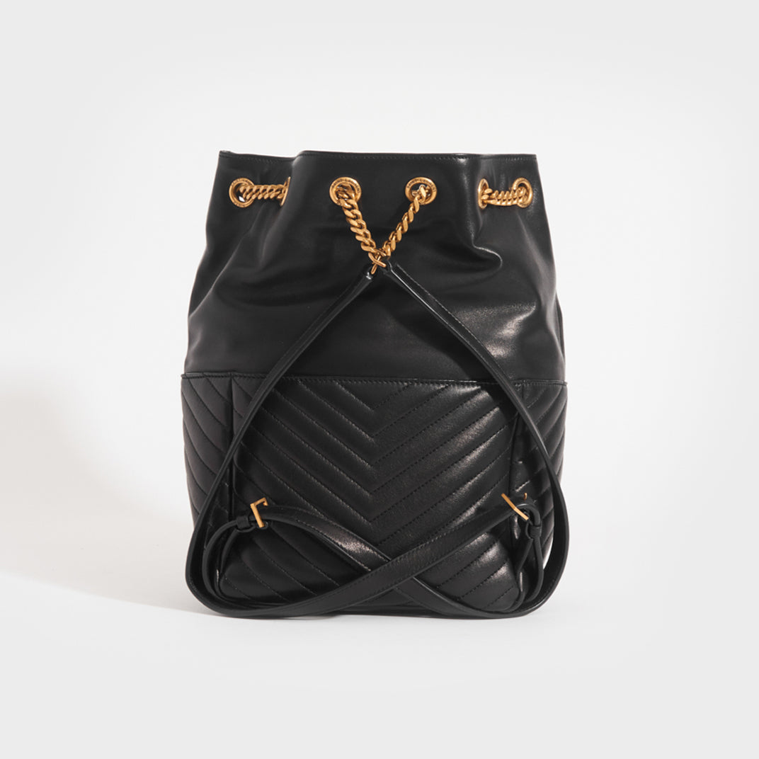 SAINT LAURENT Joe quilted leather backpack