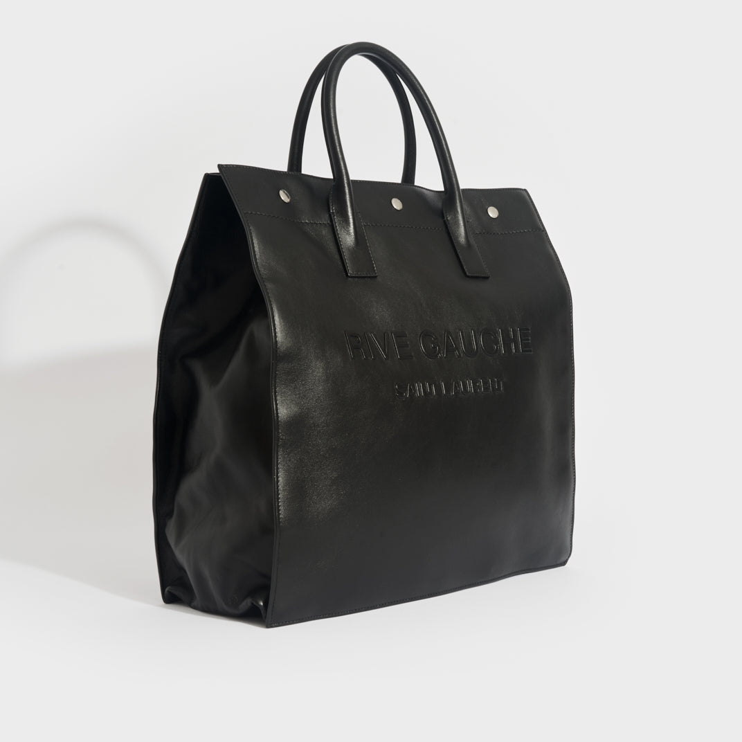 Saint Laurent Rive Droite Tote Bag - Black Totes, Handbags