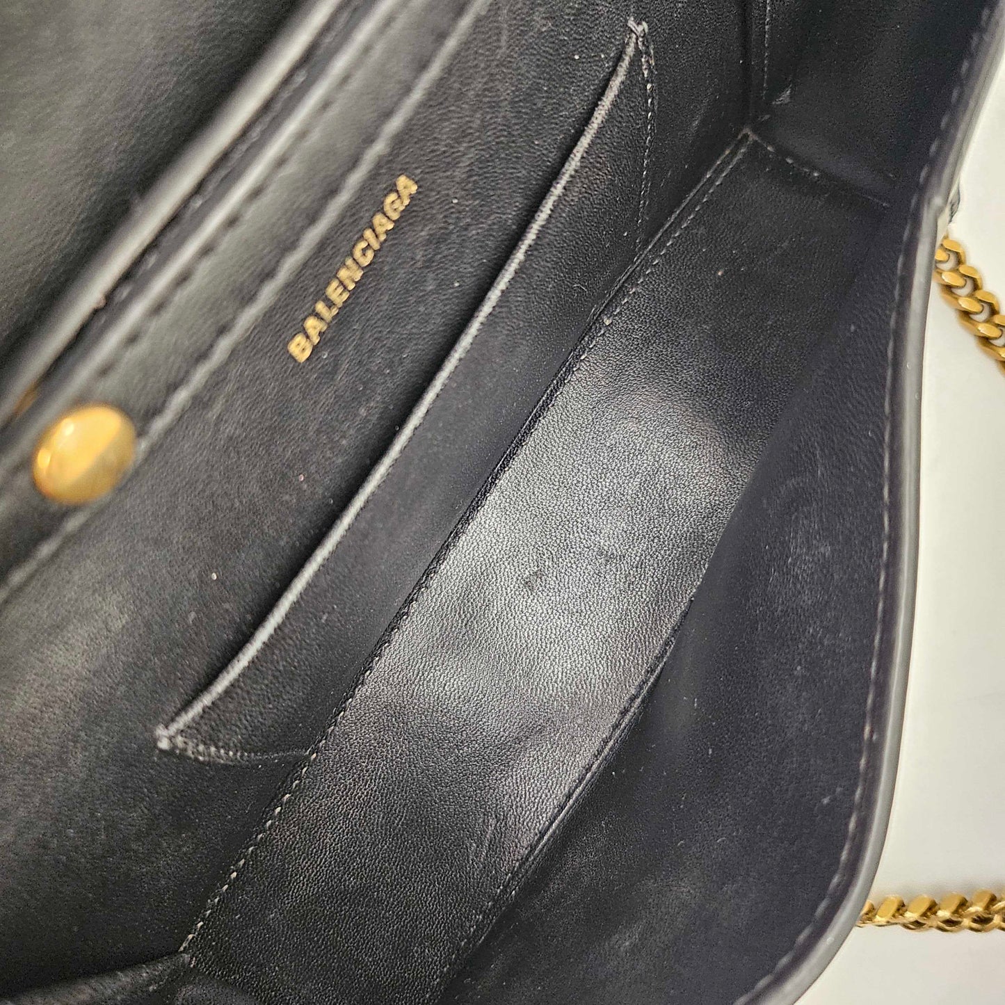 Hourglass Chain Bag in Black [ReSale]