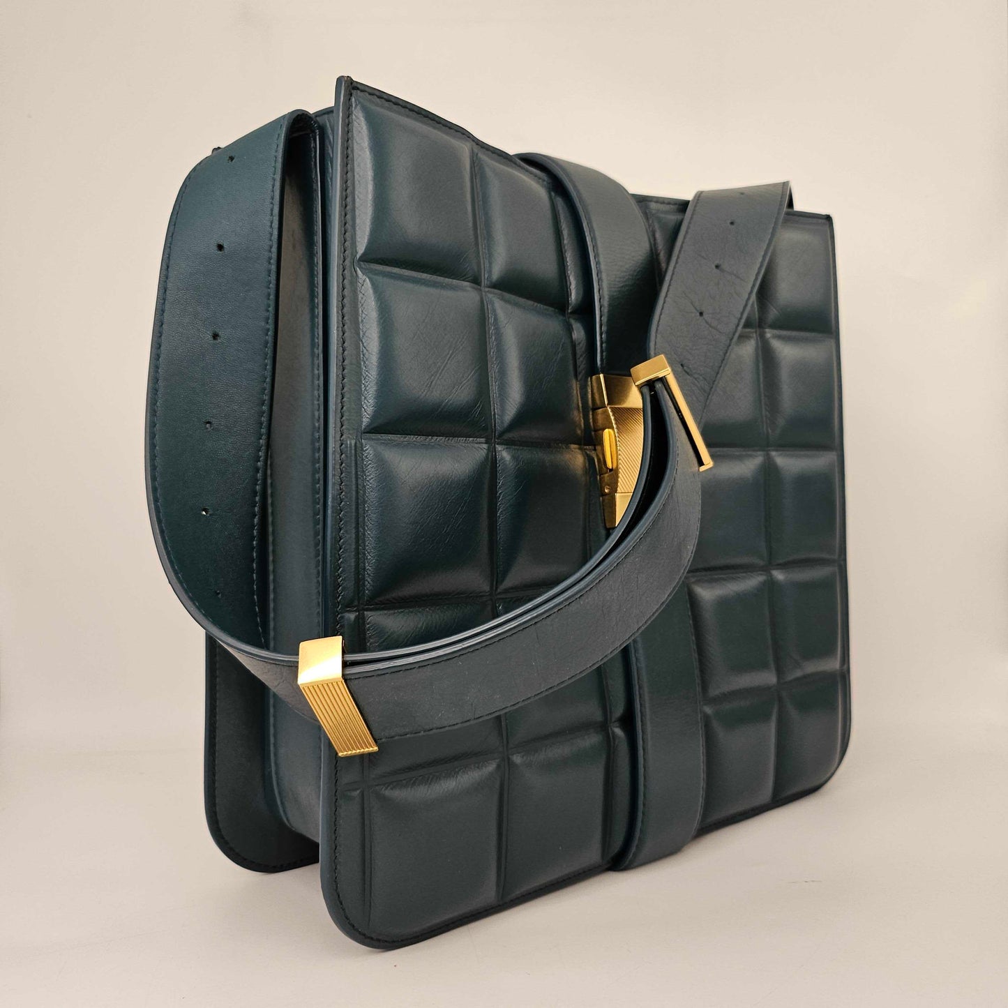 The Padded Marie Leather Shoulder Bag in Ottanio [ReSale]