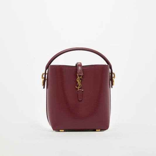 Le 37 Mini Shoulder Bag in Burgundy