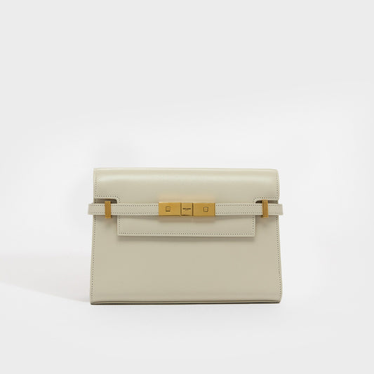 Small Manhattan Shoulder Bag in White