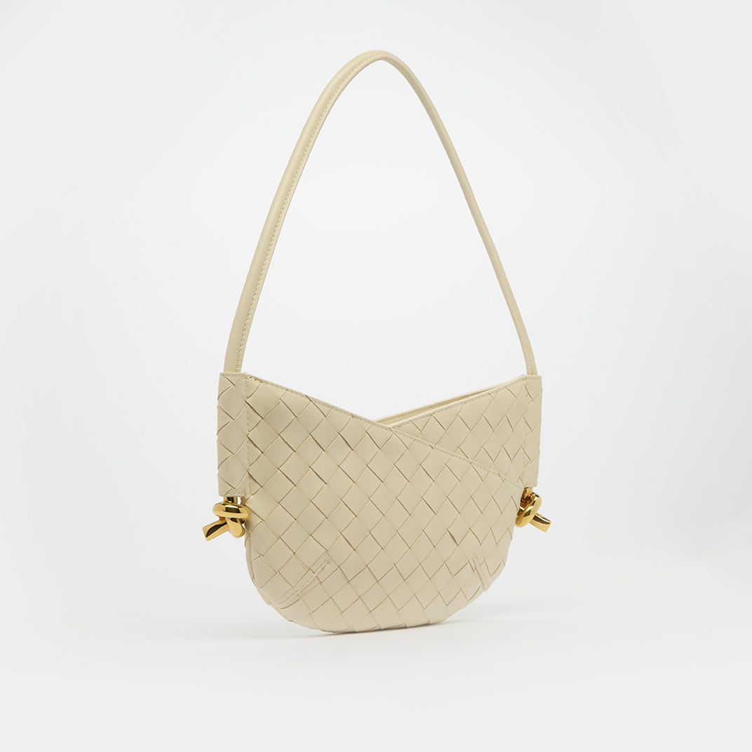 Mini Solstice Shoulder Bag in Sea Salt