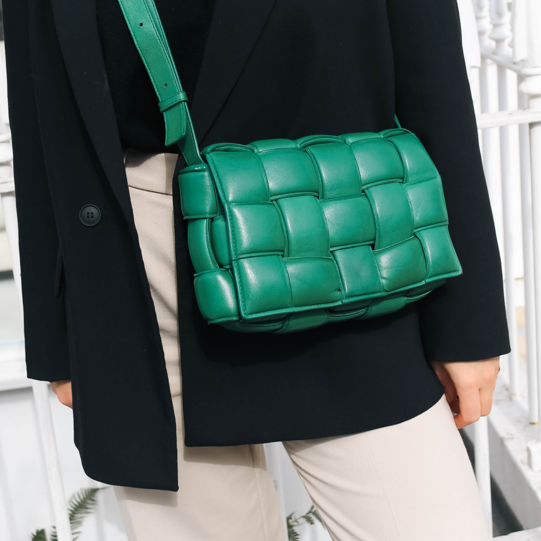 Padded Cassette Bag in Racing Green