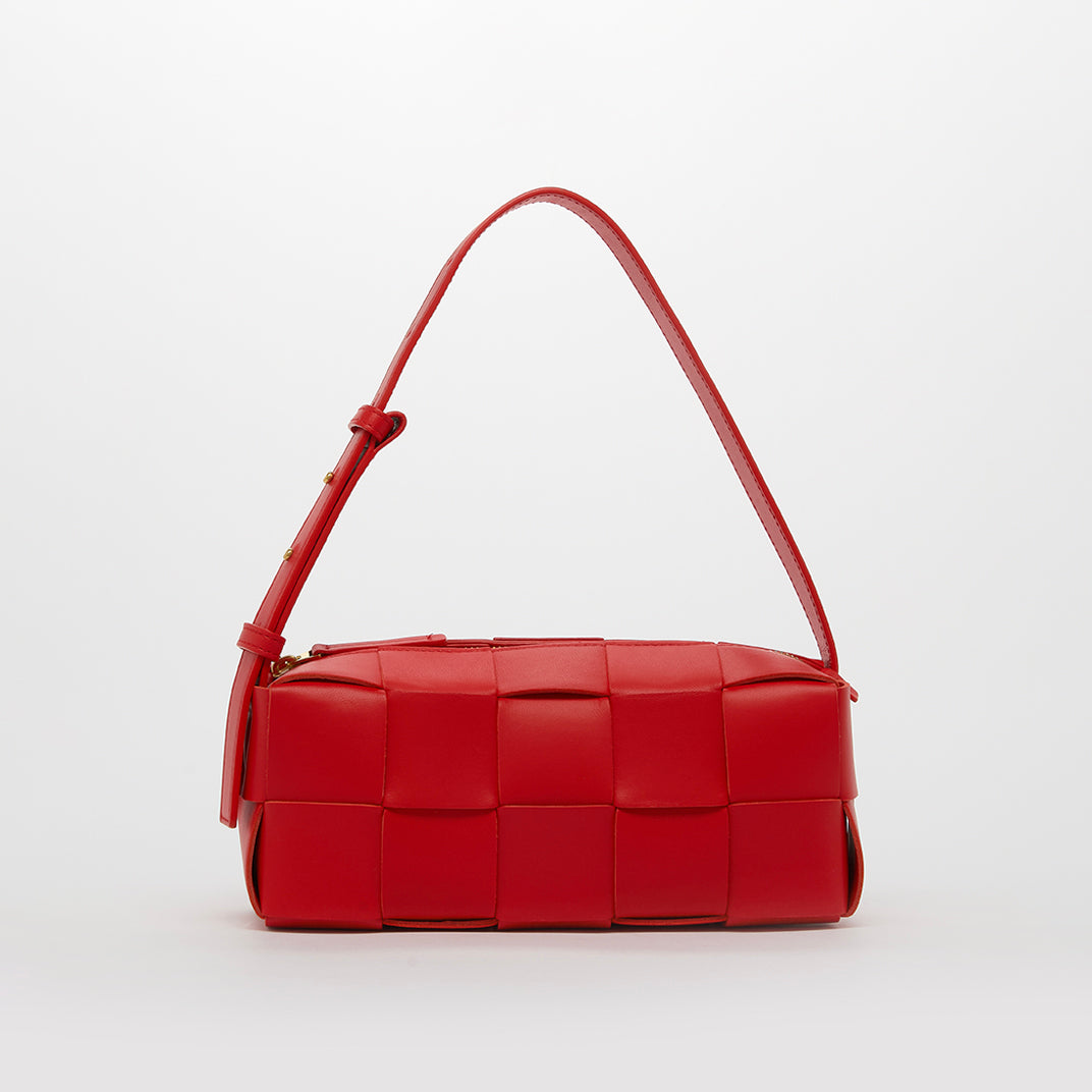 Small Brick Cassette Bag in Red