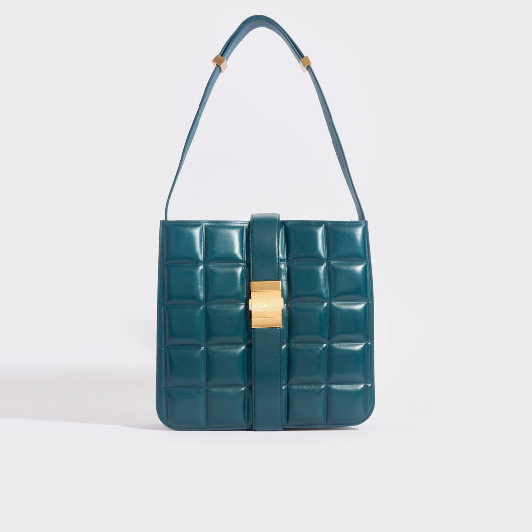 The Padded Marie Leather Shoulder Bag in Ottanio [ReSale]