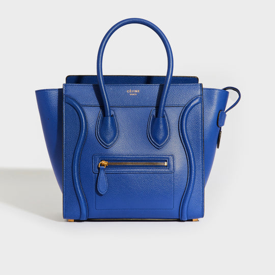 Micro Luggage Handbag in Blue