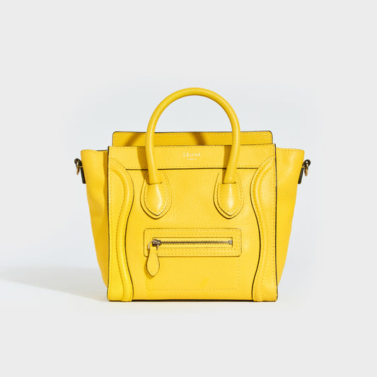 Nano Luggage Handbag in Yellow
