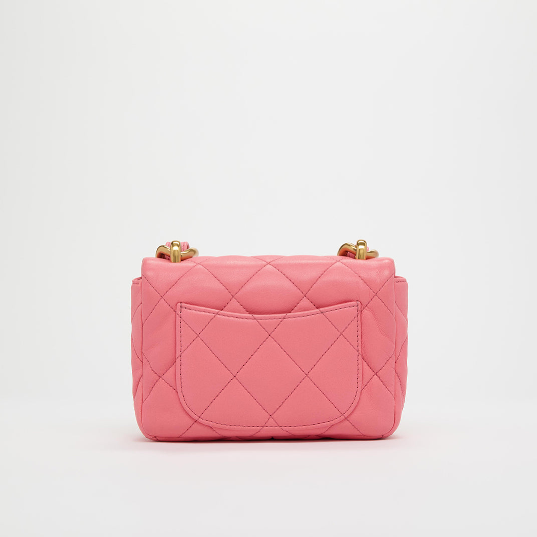 CC Funky Town Mini Lambskin Bag in Pink