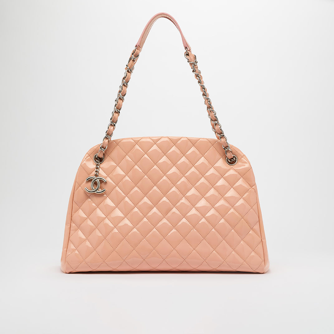 CHANEL Mademoiselle Shoulder Bag in Pink Patent Leather 2012 - 2013