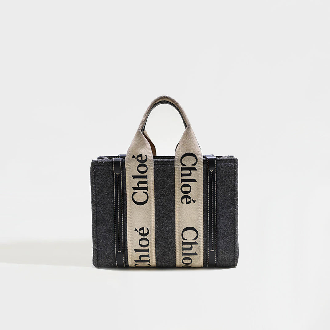 Small Woody Tote Bag in Grey [ReSale]