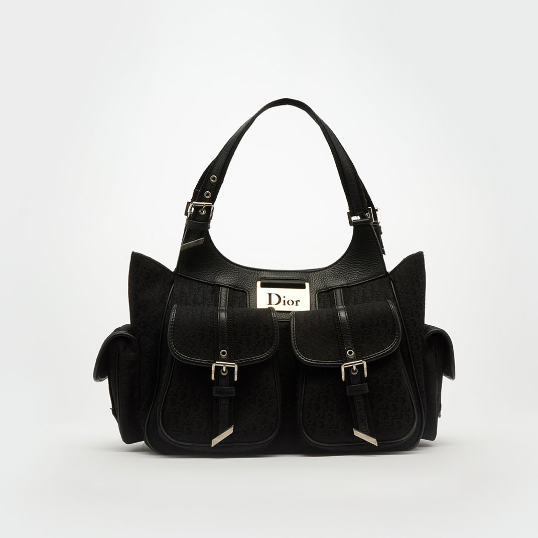 Diorissimo Cargo Hobo Monogram in Black