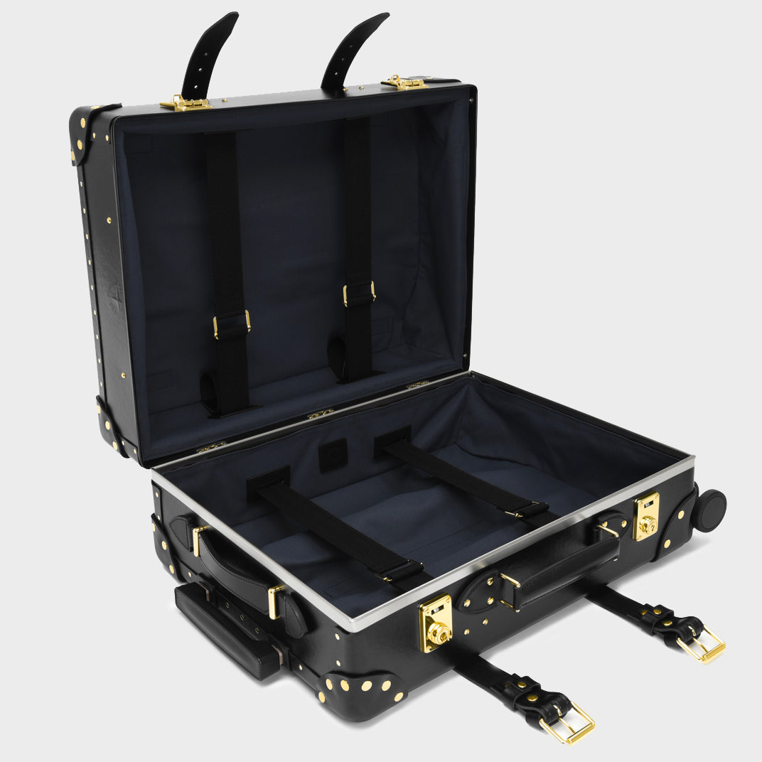 Centenary Carry-On Case in Black with Gold