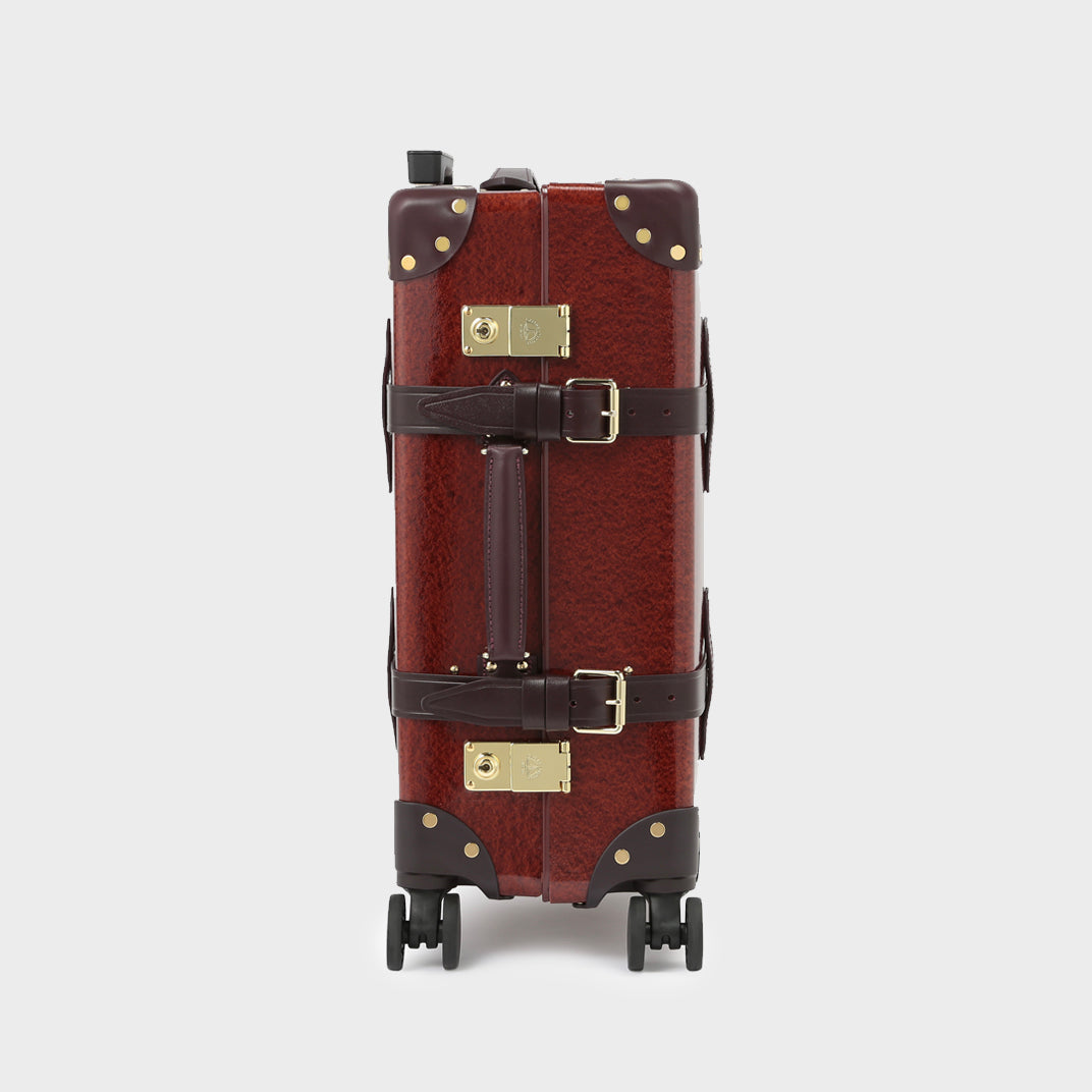 Orient Carry-On Case in Burgundy with Gold