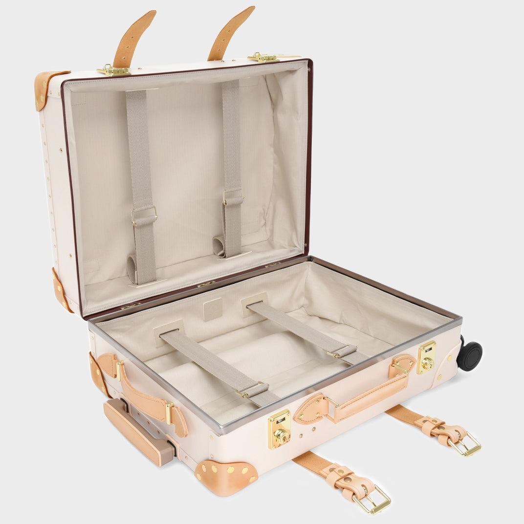 Safari Carry-On Case in Ivory with Natural