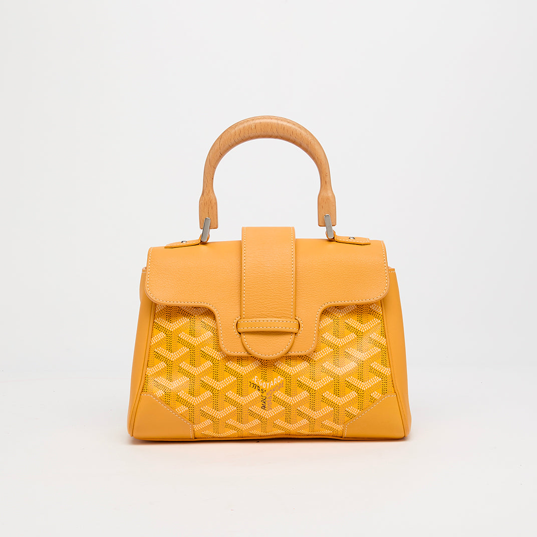 Saïgon Souple Mini Bag in Yellow