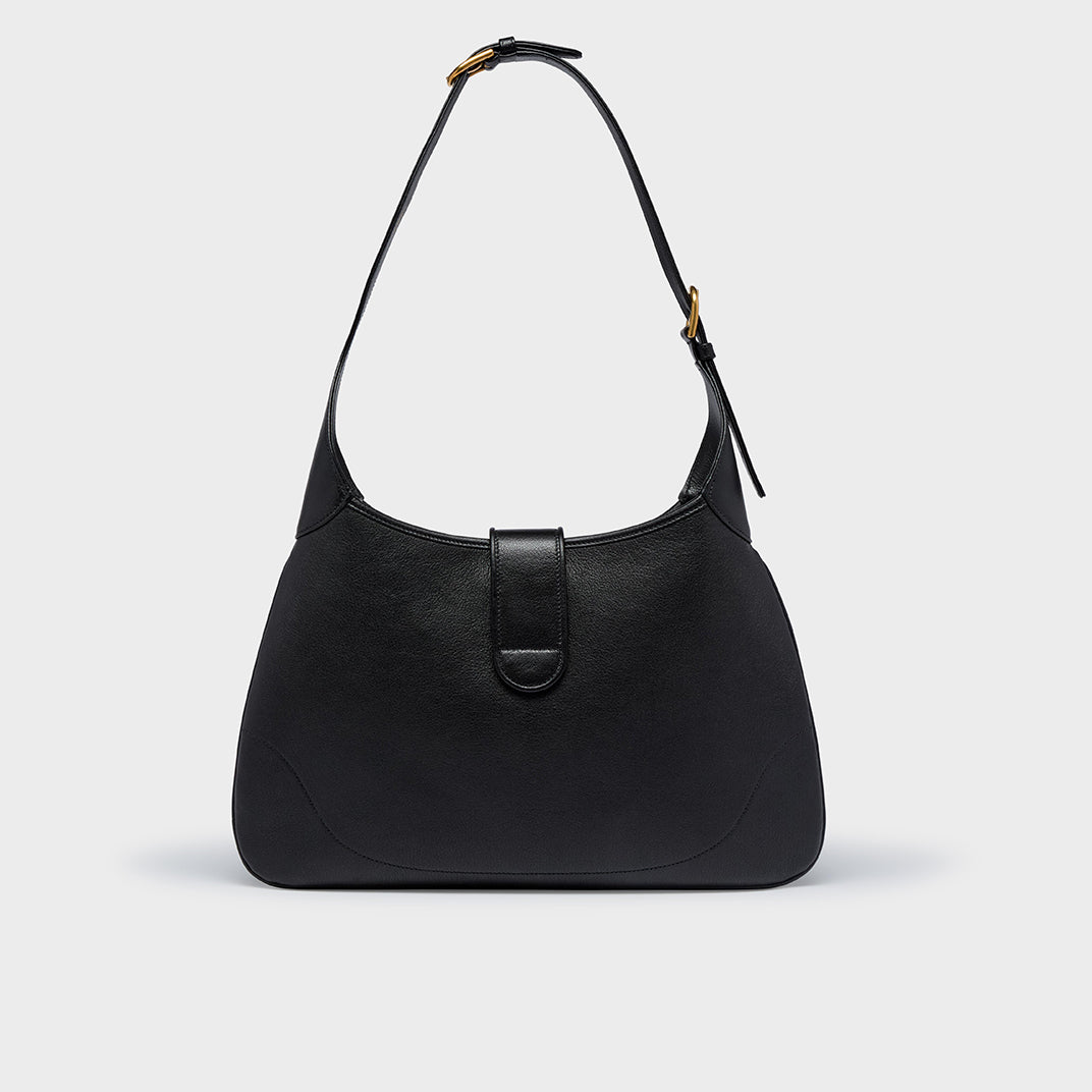 Aphrodite Medium Shoulder Bag in Black