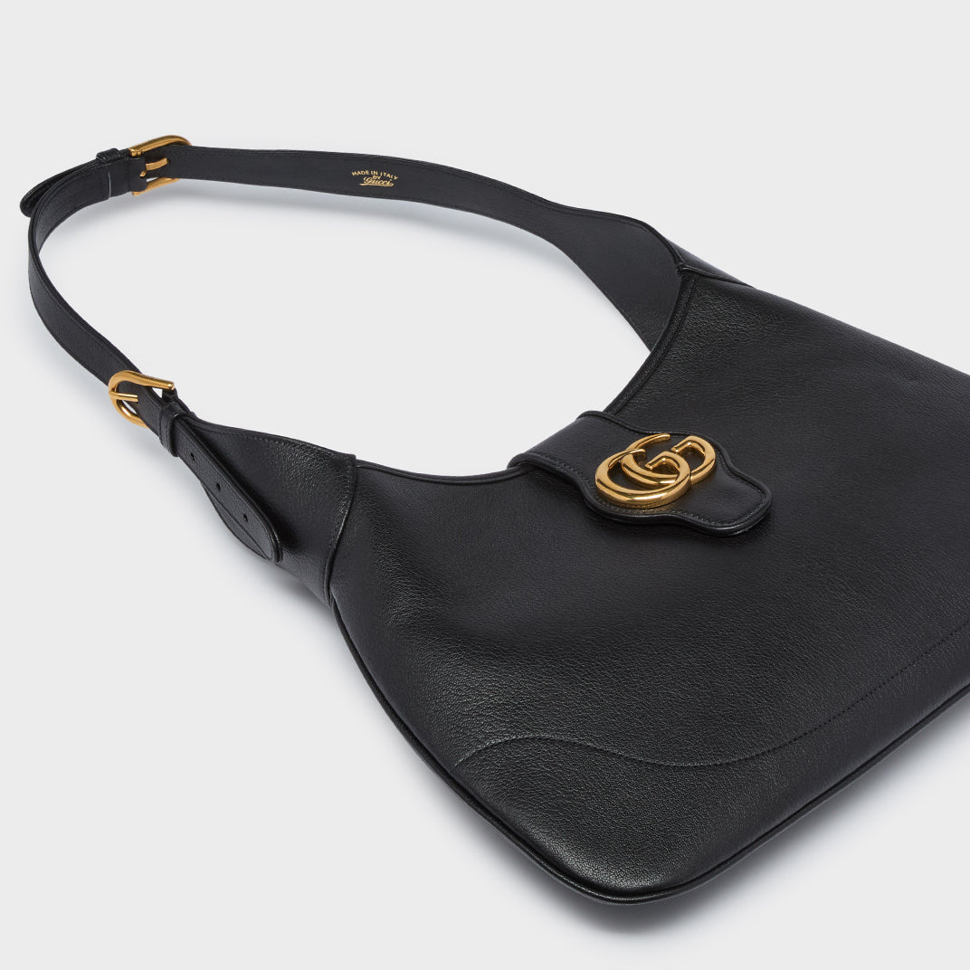 Aphrodite Medium Shoulder Bag in Black