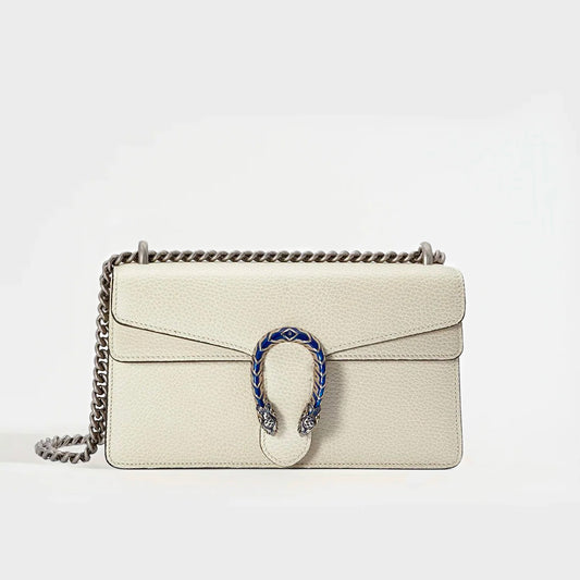 Dionysus Small Shoulder Bag in White [ReSale]