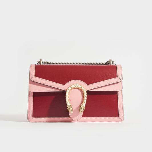 Dionysus Small Shoulder Bag in Red and Pink [ReSale]