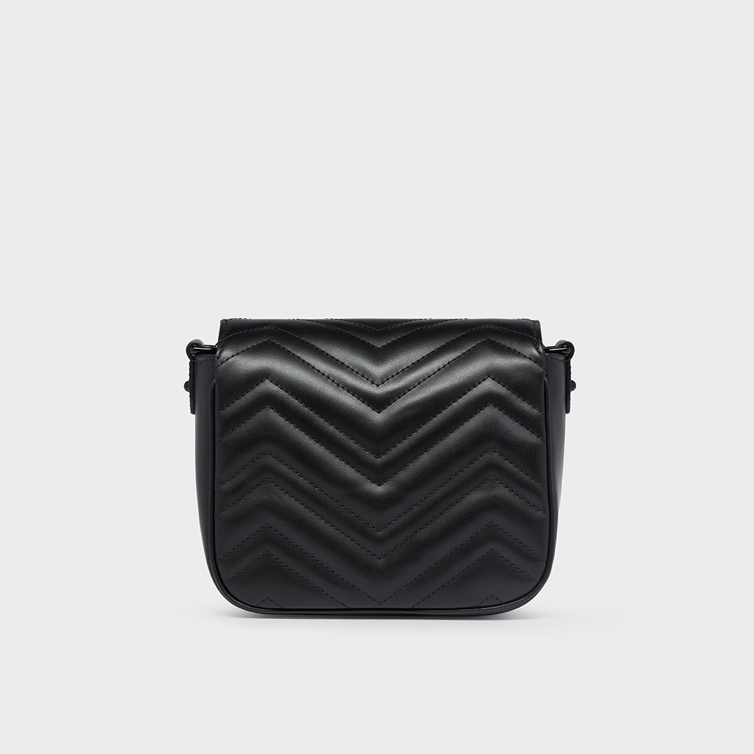 GG Marmont Matelassé Mini Shoulder Bag in Black