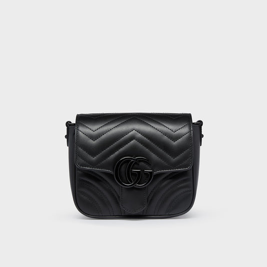 GG Marmont Matelassé Mini Shoulder Bag in Black