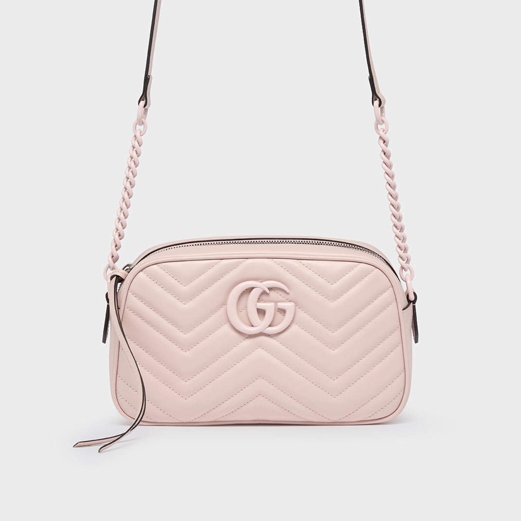 GG Marmont Small Shoulder Bag in Light Pink