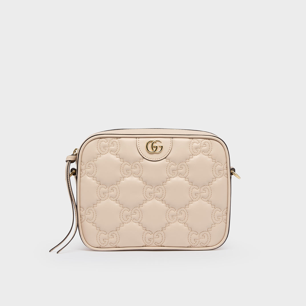 GG Matelassé Small Bag in Rose Beige