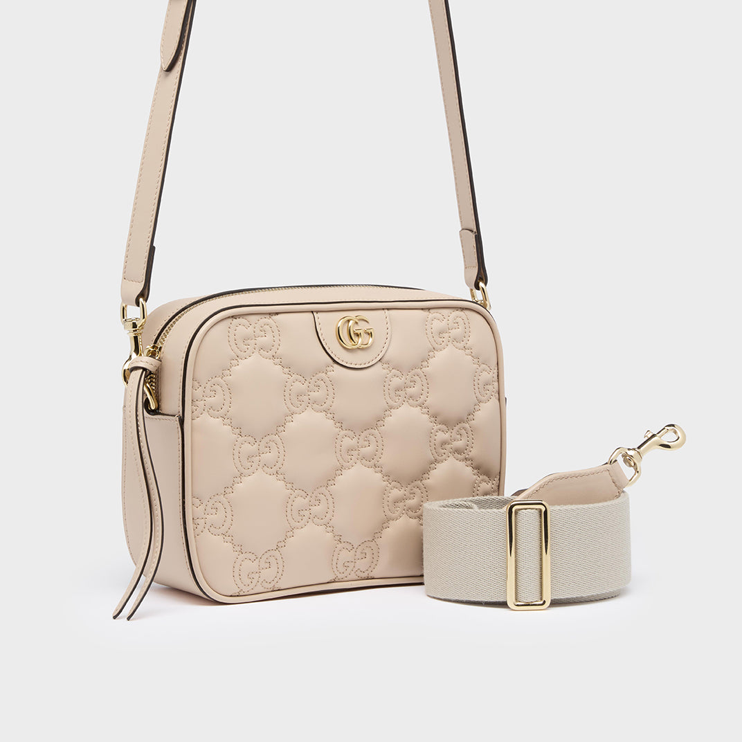 GG Matelassé Small Bag in Rose Beige