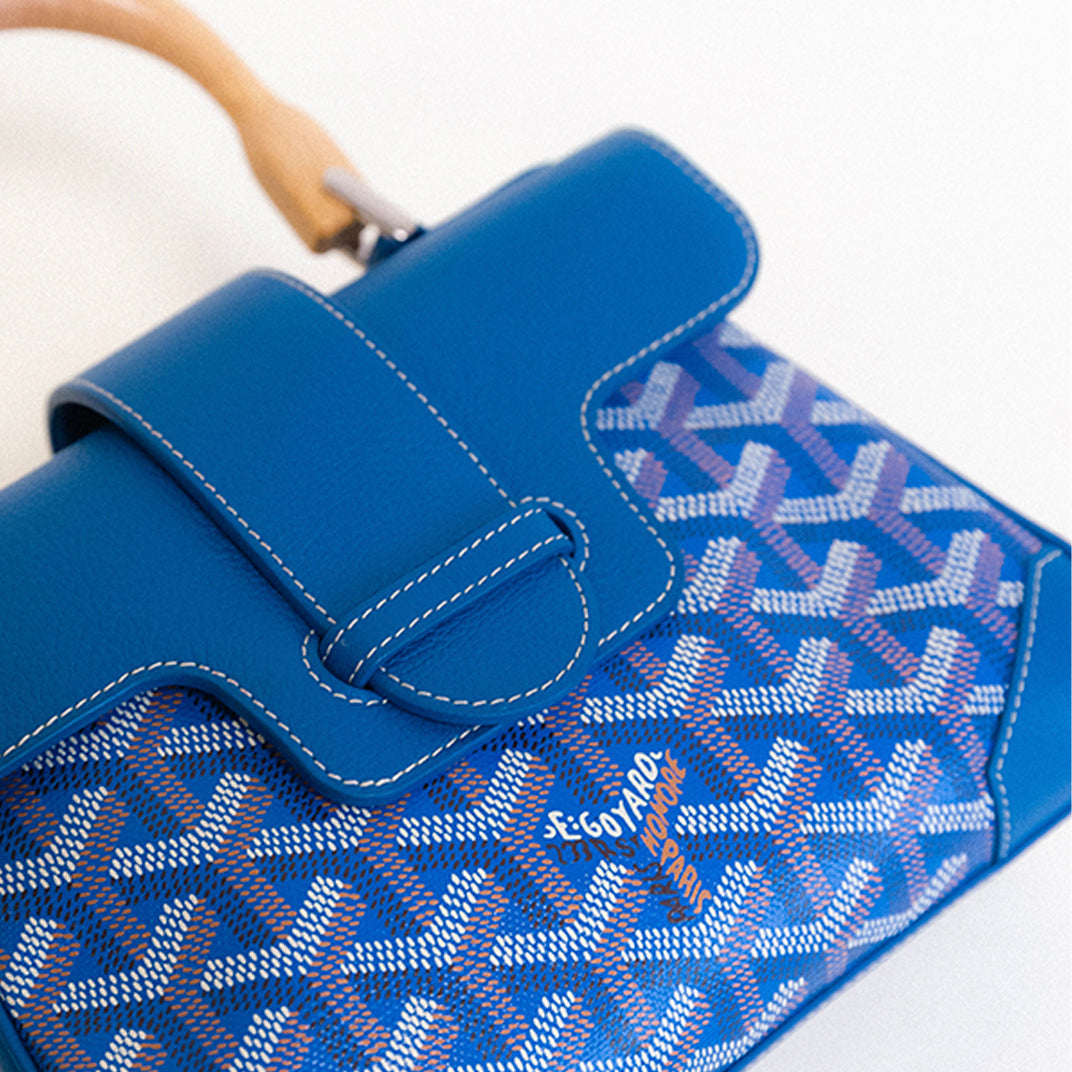 Saïgon Souple Mini Bag in Blue