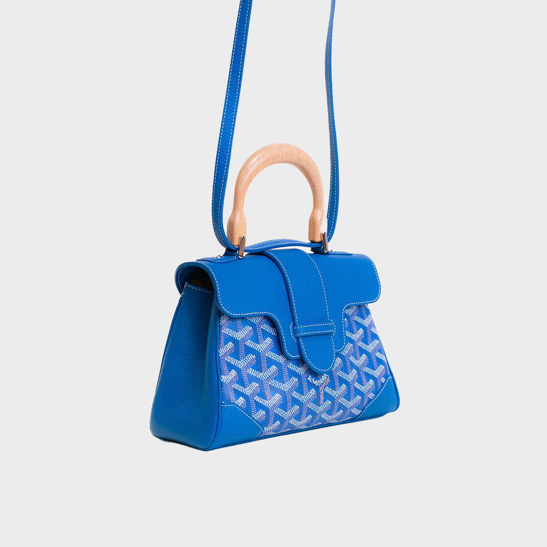 GOYARD Saigon Souple Mini Bag in Blue COCOON