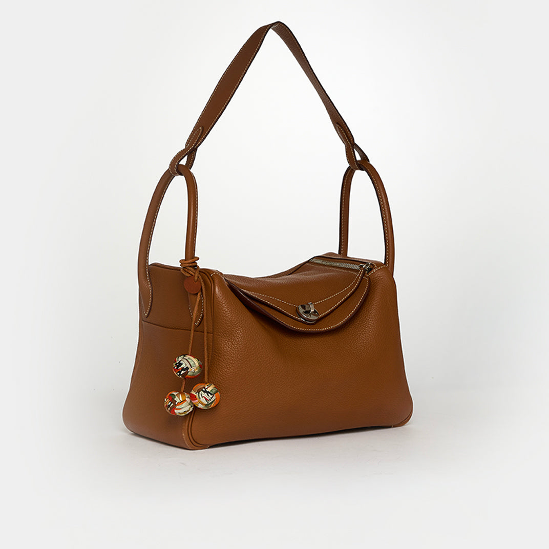 Lindy 30 Bag in Brown Taurillon Clemence Leather 2007