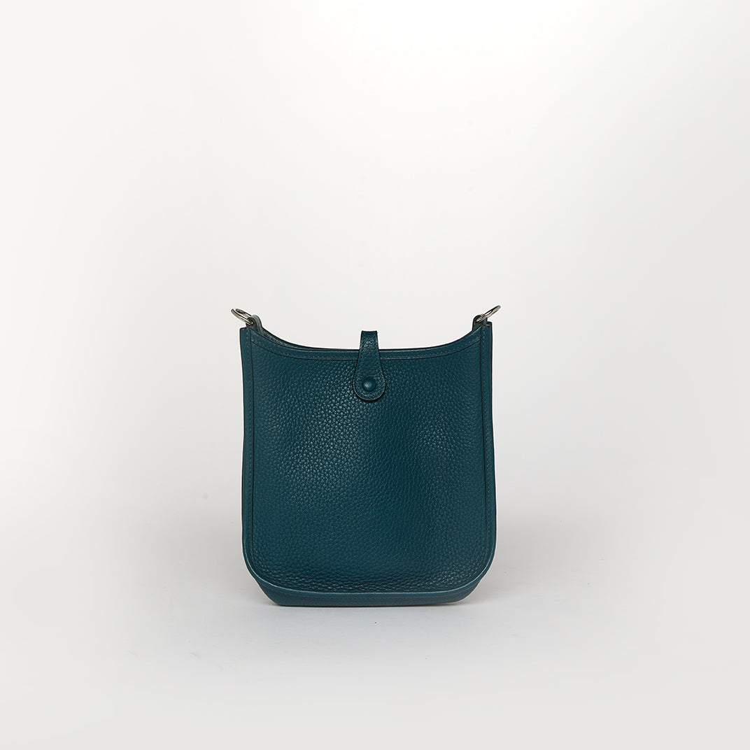 Evelyne TPM in Vert Bosphore Clemence Leather