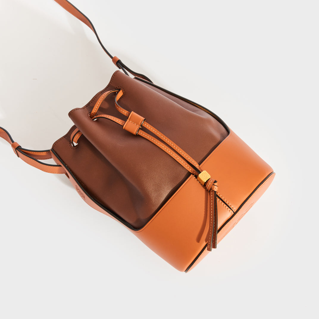 Medium Balloon Bucket Bag in Brown