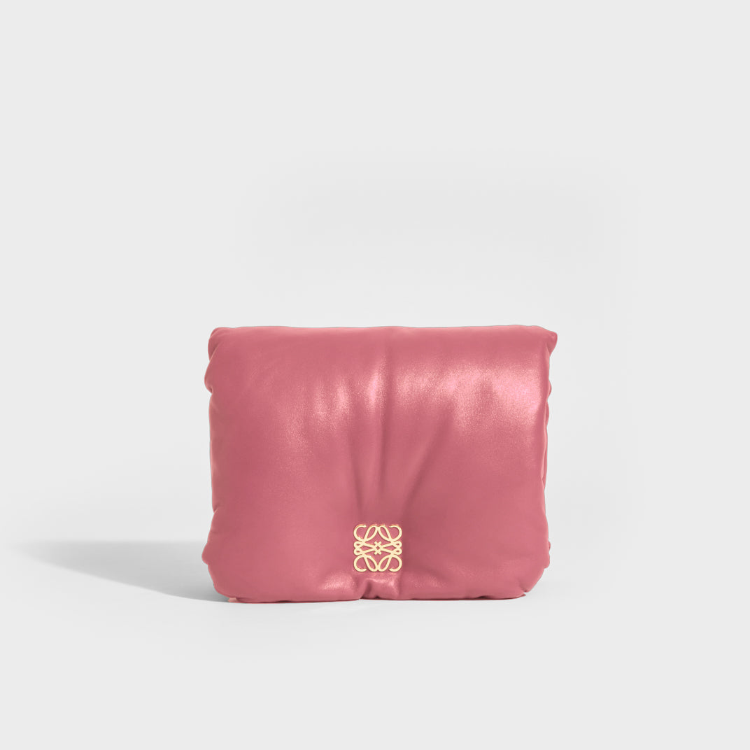 Small Puffer Goya Bag in Plumrose