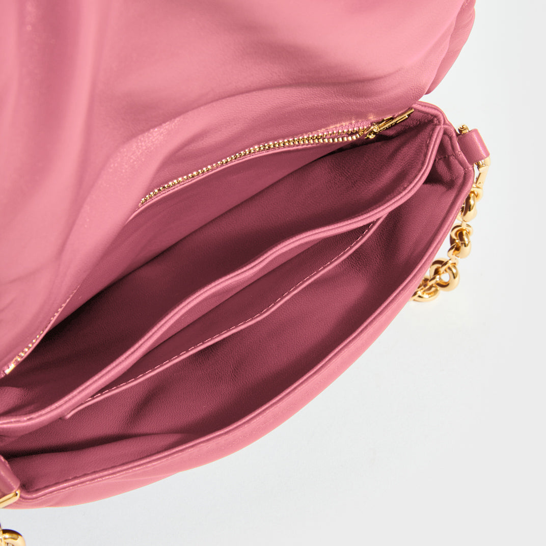 Small Puffer Goya Bag in Plumrose