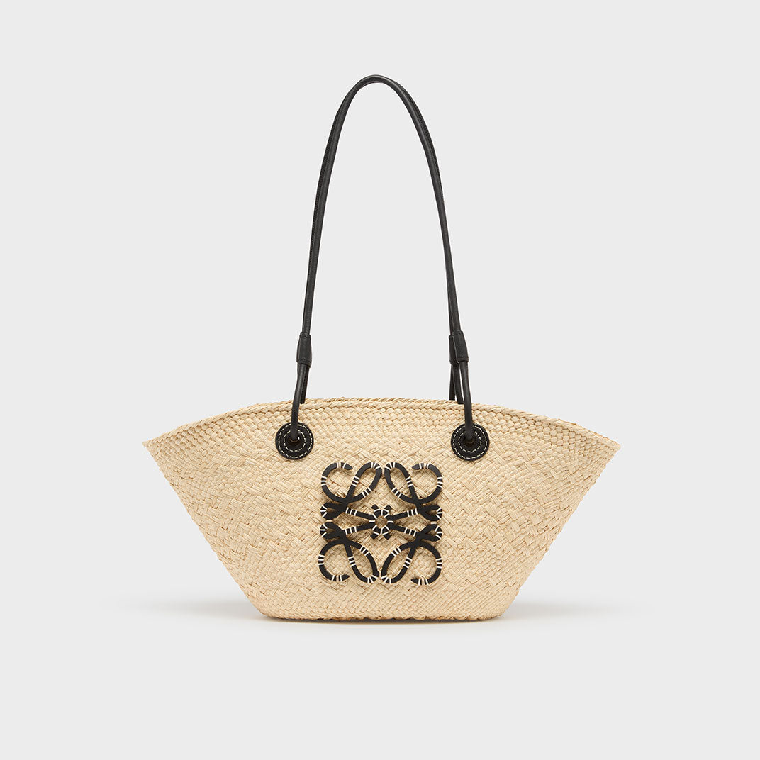 X Paula's Ibiza Small Anagram Basket Bag